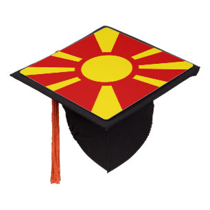 Toque De Diplômé Drapeau macédonien