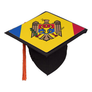 Toque De Diplômé Drapeau moldave - capuchon de graduation
