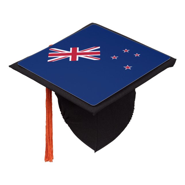 Toque De Diplômé Drapeau néo-zélandais (Incliné)