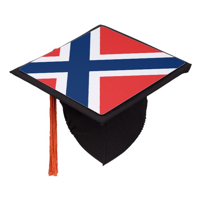 Toque De Diplômé Drapeau norvégien (Incliné)