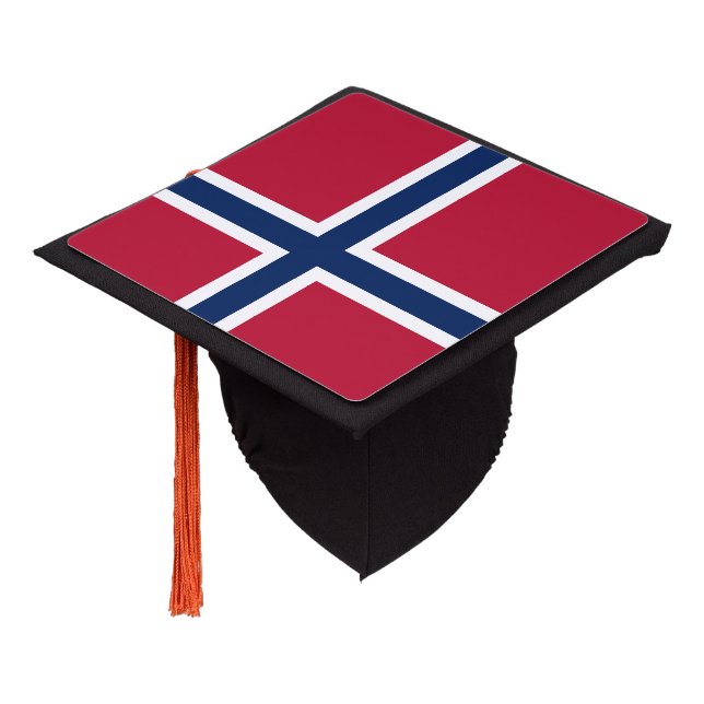 Toque De Diplômé Drapeau norvégien (Incliné)