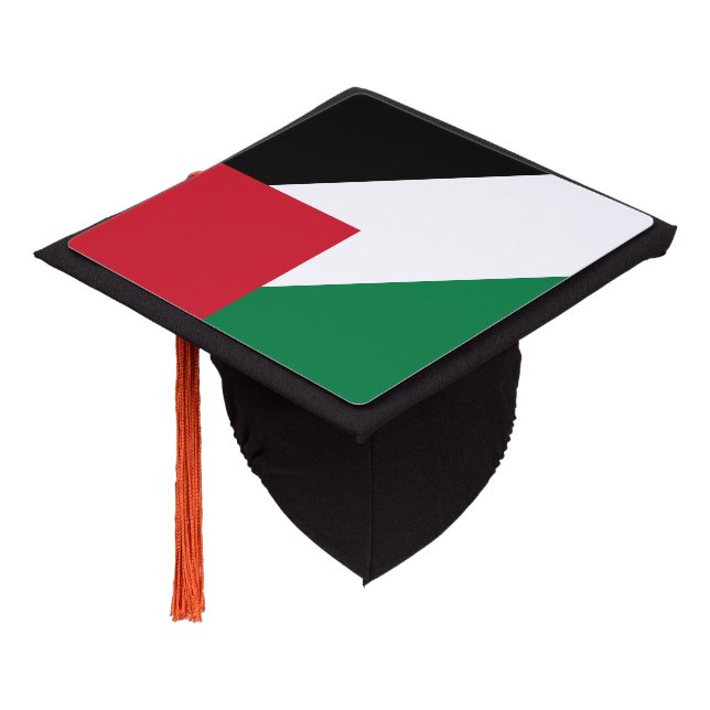 Toque De Diplômé Drapeau palestinien (Incliné)