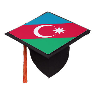 Toque De Diplômé Drapeau patriotique azerbaïdjanais