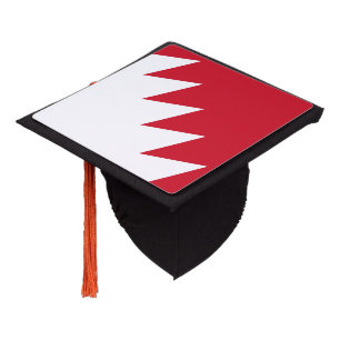 Toque De Diplômé Drapeau patriotique de Bahreïn Décoration de chape