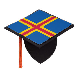 Toque De Diplômé Drapeau patriotique des îles Åland