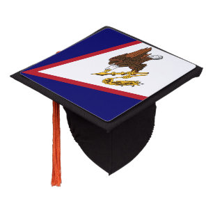Toque De Diplômé Drapeau patriotique des Samoa américaines