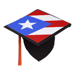 Toque De Diplômé Drapeau Porto Rico