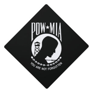 Toque De Diplômé Drapeau POW MIA : Soldats disparus de la guerre du