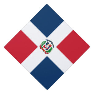 Toque De Diplômé Drapeau République Dominicaine Tassel Topper