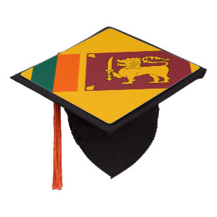 Toque De Diplômé Drapeau sri lankais