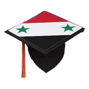 Toque De Diplômé Drapeau syrien
