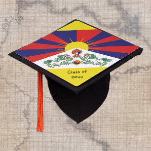 Toque De Diplômé Drapeau Tibet & Tibétain - College / Université