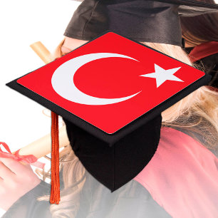 Toque De Diplômé Drapeau turc et turc - Étudiants / Casquette unive