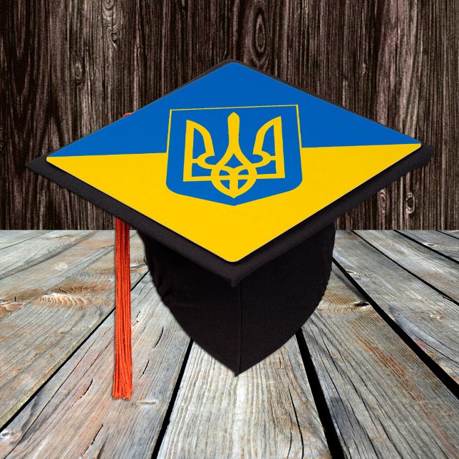 Toque De Diplômé Drapeau ukrainien & Ukraine diplômé / Université (Créateur téléchargé)