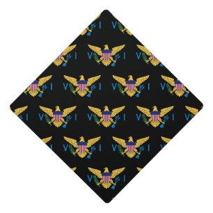 Toque De Diplômé Drapeaux des îles Vierges