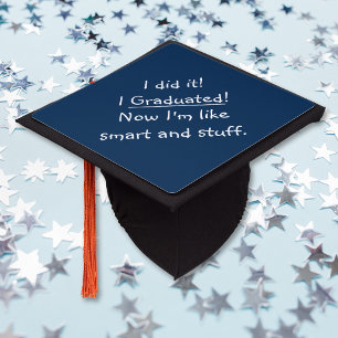 Toque De Diplômé Drôle Smart Graduate Devis Humour College Tassel