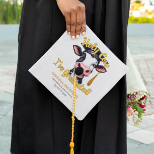 Toque De Diplômé Drôle Vache Sainte I Dessin Diplômé