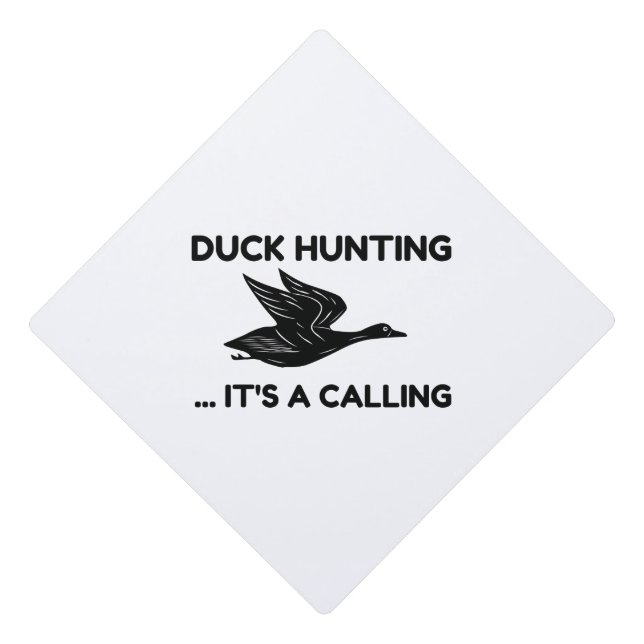 TOQUE DE DIPLÔMÉ DUCK HUNTING C'EST UN APPEL (Devant)