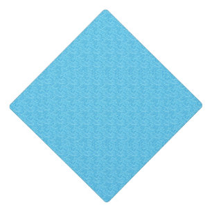 Toque De Diplômé Eau texturée bleue