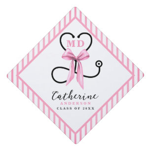 Toque De Diplômé École Médicale Pink Bow