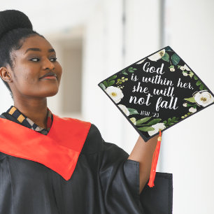 Toque De Diplômé Écriture florale Année de classe personnalisée