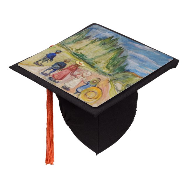 Toque De Diplômé Edvard Munch - La forêt Fairytale (Incliné)