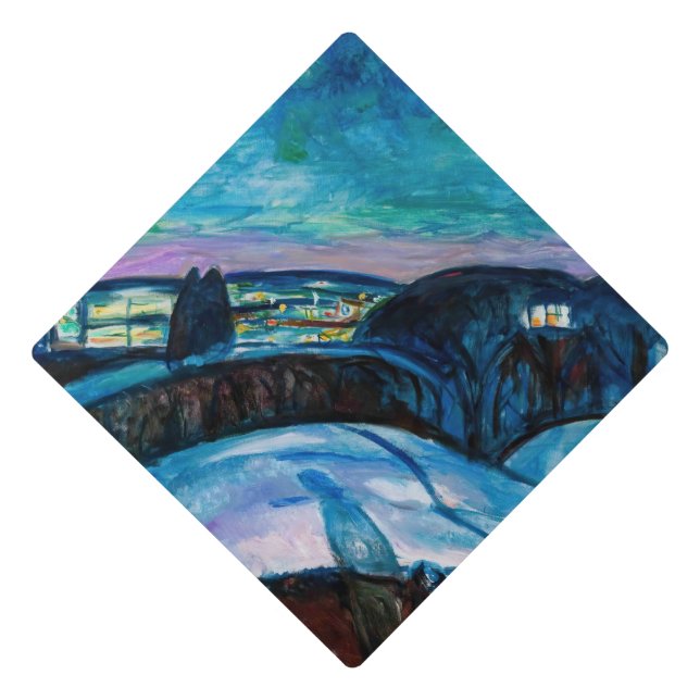 Toque De Diplômé Edvard Munch - Nuit étoilée 1922 (Devant)