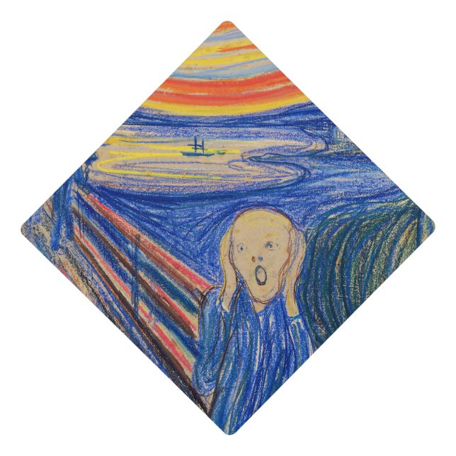 Toque De Diplômé Edvard Munch - The Scream 1895 (Devant)