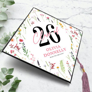 Toque De Diplômé Élégant Fleur sauvage 2025