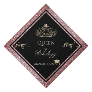 Toque De Diplômé Elégant Gold Tiara Bourgogne Parties scintillant G