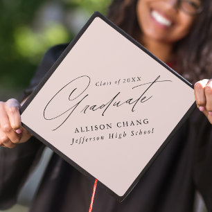 Toque De Diplômé Élégant mélange minimaliste