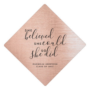 Toque De Diplômé Elle Croyait Qu'Elle Pourrait