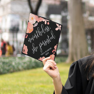 Toque De Diplômé Elle Persistait Année de classe personnalisée