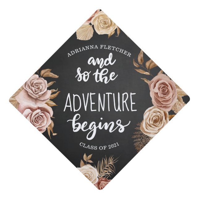Toque De Diplômé Et Donc L'Aventure Commence À Écrire Un Script Gra (Devant)