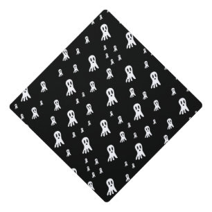 Toque De Diplômé Fantômes d'Halloween foncé