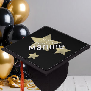 Toque De Diplômé Faux Gold Stars Infirmier