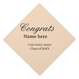 Toque De Diplômé Félicitations diplômé nom université promotion 20X