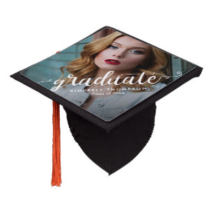 Toque De Diplômé Fête de graduation Photo Script Celebration Modern