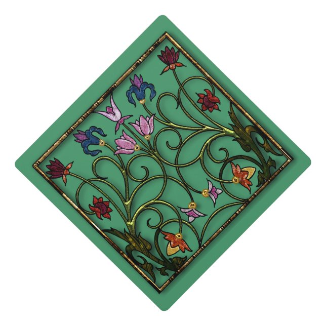 Toque De Diplômé Filigree de jardin enchantée (Devant)