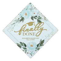 Finalement Fait Turquoise or Bouquet botanique flo