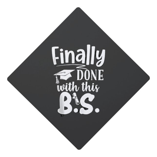 Toque De Diplômé Fini avec ce BS Funny graduation 2025 (Devant)