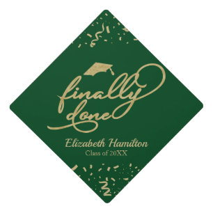 Toque De Diplômé Fini Gold Callim Green