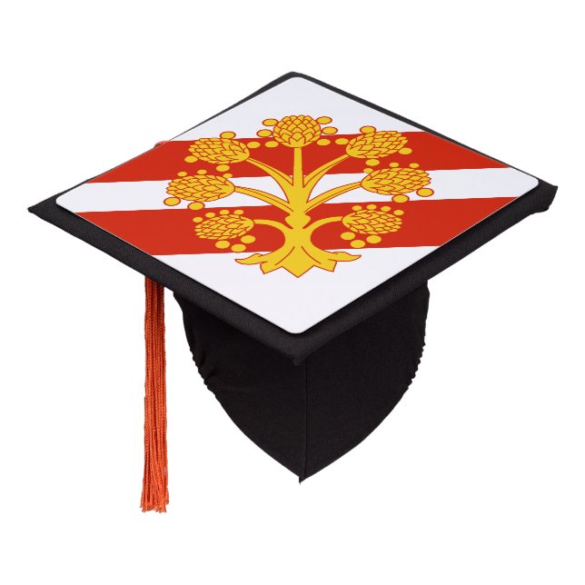 Toque De Diplômé Flag of Westmorland Graduation Cap Topper (Incliné)
