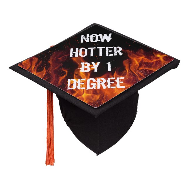 Toque De Diplômé Flames (Incliné)