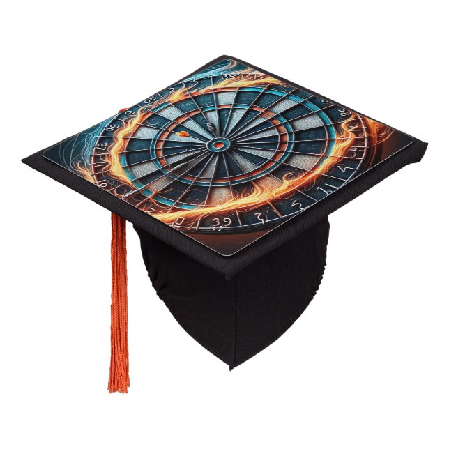 Toque De Diplômé Flaming Dart Arena Inspirez la passion des fléchet (Incliné)