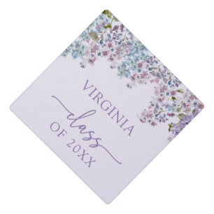 Toque De Diplômé Fleur violet