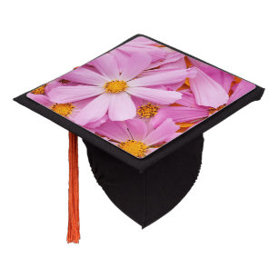 Toque De Diplômé Fleurs roses