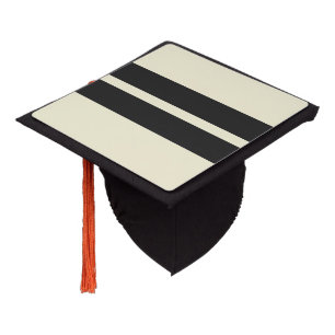 Toque De Diplômé Fond de n'importe quelle couleur et bandes de cour