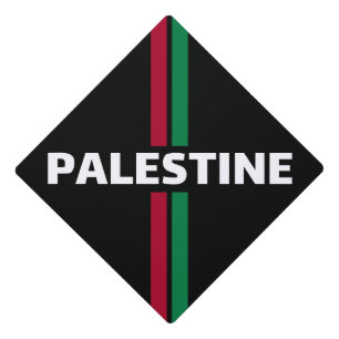 Toque De Diplômé Football en Palestine libre - équipe du drapeau