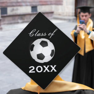 Toque De Diplômé Football N'importe quelle couleur personnalisée Cl
